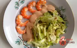 Салат З Пекінською Капустою Та Креветками