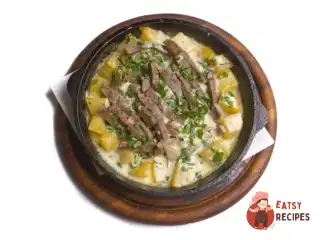 Смажене зі свинини та картоплі