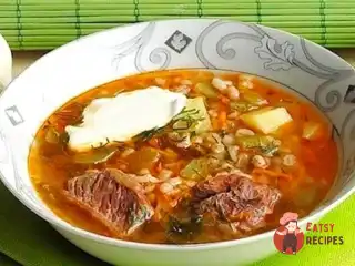 Розсольник з перловкою