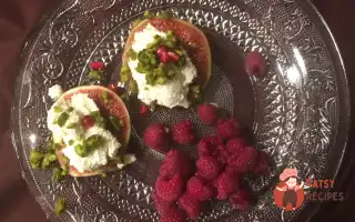 Інжирний Десерт З Малиною