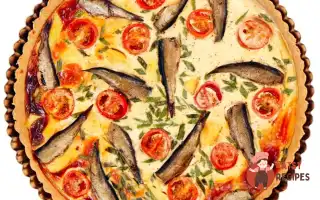 Кіш Зі Шпротами Та Помідорами Черрі