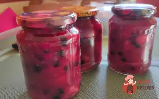 Варення З Яблук Та Чорноплідної Горобини