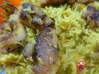 Рис каррі в кокосовому молоці з куркою анірійською