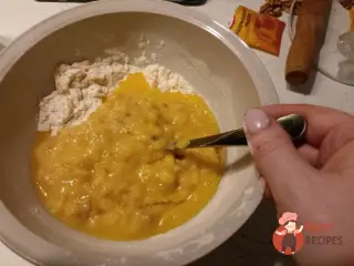 Крок 7: Банановий кекс з грецьким горіхом