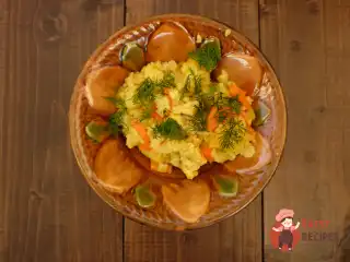 Курка з гарбузом та рисом