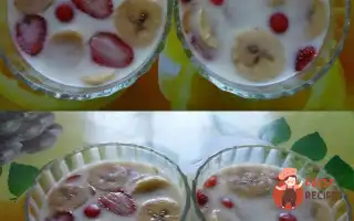 Кефірне Желе Із Фруктами