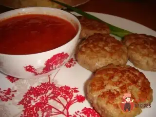 Курячі котлети з вівсяними пластівцями