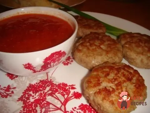 Курячі котлети з вівсяними пластівцями