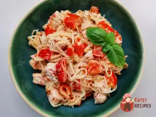 Локшина ширатакі з індичкою