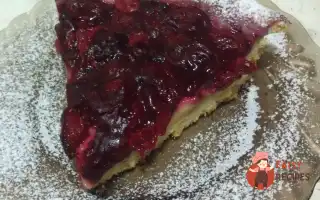 Вишнево-Вершковий Пиріг