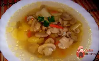Грибний Суп З Картоплею