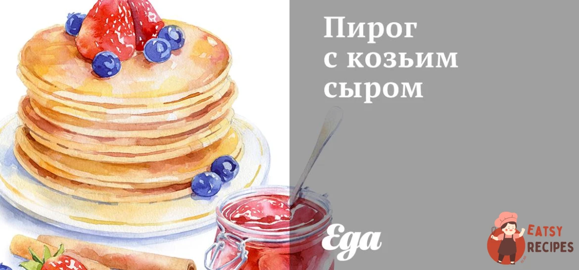 Пиріг з козиним сиром