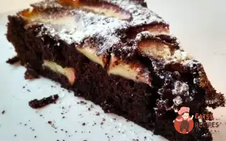 Шоколадний Пиріг З Яблуками Та Корицею