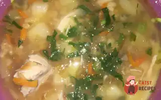 Розсольник По-Сільському З Куркою