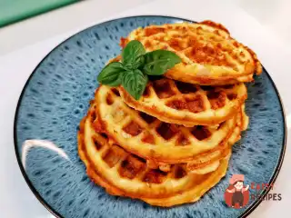 Кето-вафлі з грибами