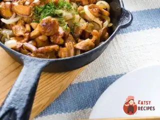 Смажені гриби у вершковому маслі з шалотом