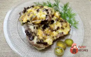 Свинина Із Грибами Під Сиром