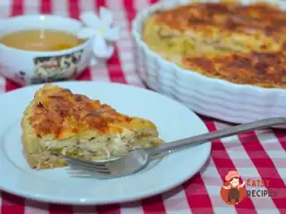 Кіш з куркою та цукіні