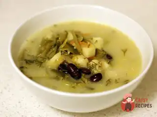 Розсольник з квасолею по-українськи
