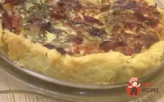 Ельзаський Пиріг З Цибулею Та Беконом