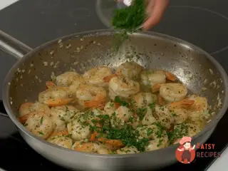 Крок 5: Смажені креветки