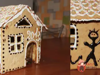 Пряничний будинок з шоколадною глазур'ю