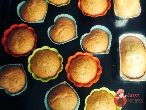 Капкейки з бананом