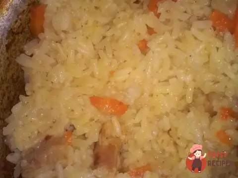 Плов із свинини в казані