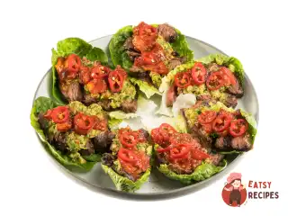 Свіжі тако з діафрагмою та зеленим чимічурі.