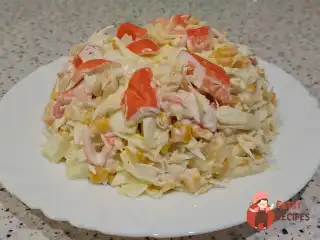 Крабовий салат без рису