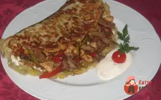 Картопляний Коржик З М'яСом Та Овочами