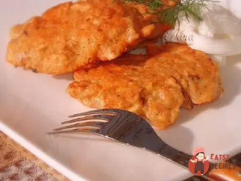 Оладки з маци з сиром чеддер