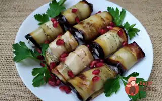 Рулетики З Баклажанів Із Сиром Рікота Та Волоськими Горіхами