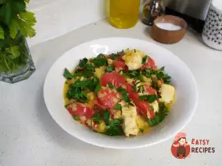 Чечевиця з куркою та солодким перцем