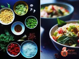 Скляна локшина з імбирним соусом