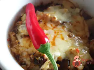 Пряні овочі, запечені під сиром