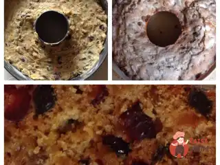 Різдвяний кекс із сухофруктами та прянощами