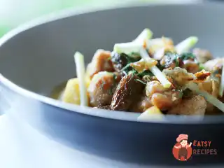 Залізо теляти з копченими яблуками