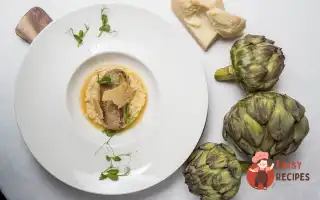 Різотто З Кореня Селери З Качиною Фуа-Гра Та Бульйоном
