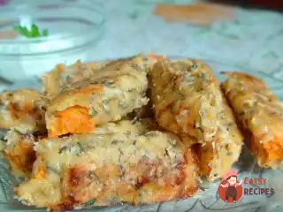 Гарбузові палички у сирі