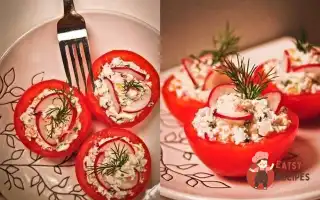 Помідори, Фаршировані Сиром Та Овочами