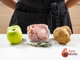 Крок 1: Свинина з яблуками та картоплею