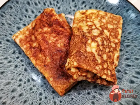 Млинці з шинкою та грибами