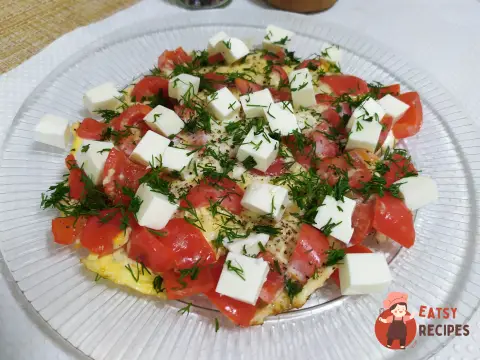 Яєчня з сиром фета