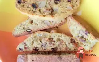 Біскотті З Родзинками Та Волоським Горіхом