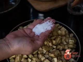 Крок 8: Пряна ікра з баклажанів