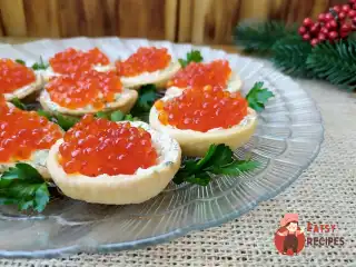 Тарталетки з ікрою