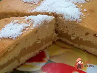 Апельсиновий пиріг із кремом