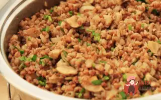 Гречка З Куркою Та Грибами