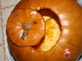 Гарбуз, запечений із сиром